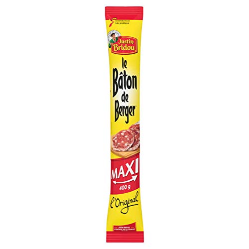 Justin Bridou Bâton de Berger Maxi Saucisson, 400g Cover
