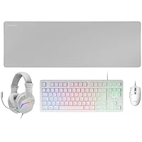 Mars Gaming MCP-RGB3, Pack Gaming Teclado Fixed RGB + Ratón