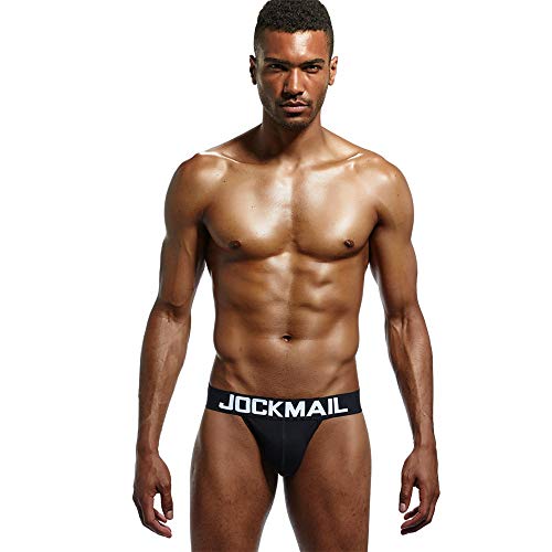 JOCKMAIL Jockstrap Athletic Supporters for Men Jock Strap Breathable Cotton Underwear4