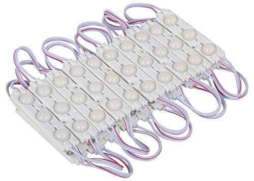 StrawHat 3 LED Strips 12V Waterproof 5630/5730 LED SMD Injection Module with Defuser Use for Decoration Room, Home, Bike, Car,Auto Rickshaw (Combo) (10, White)-image-41