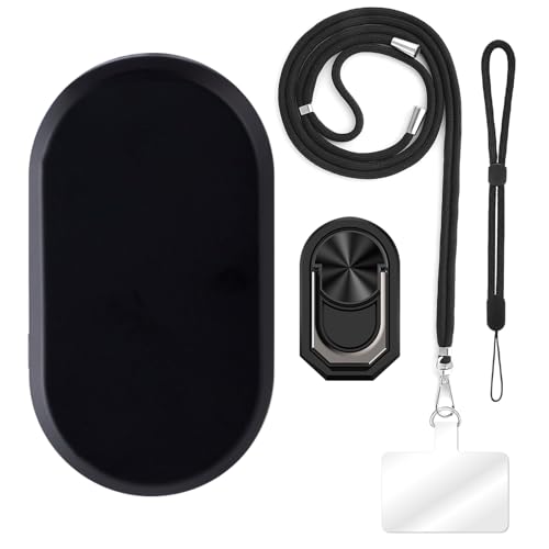 ESACMOT [4 in 1] �P�[�X ZTE U10L �Ƃ̌݊�������A�X�g���b�v�A���X�g�o���h�A�����O�t���A�ϏՌ��ی�J�o�[���s�p�Z�b�g (�u���b�N�Z�b�g)