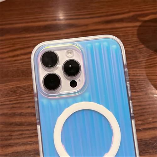 Coque iPhone 15 dégradée bleue élégante pour vos déplacements quotidiens - 4