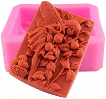 Miniatura 2 de Molde de silicona para elfos, elige el hada de la fruta, molde de jabón de silicona, moldes de velas angulares, moldes de jabón hechos a mano,