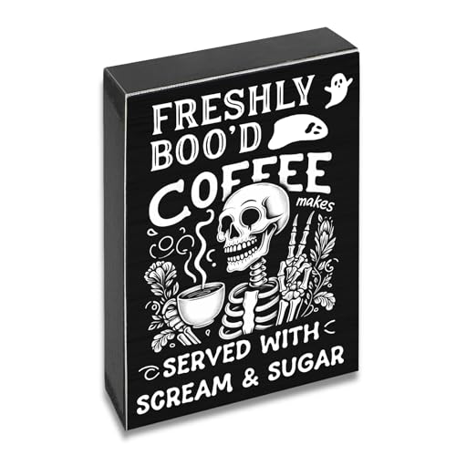 Halloween Decorations Coffee Sign Halloween Decor For Coffee Bar Fall