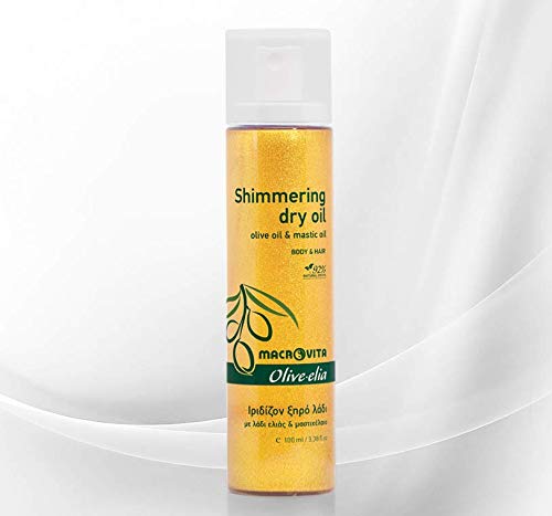 OLIVELIA SHIMMERING DRY OIL OLIVE OIL & MASTIC OIL 100 ML Cover