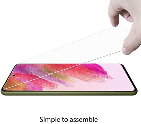 ANEWSIR [3pcs Tempered Glass Screen Protector Compatible with Samsung Galaxy S21 FE 5G, 9H Hardness Film, Scratch Resistant, Easy to Assemble with Samsung S21 FE 5G Tempered Glass