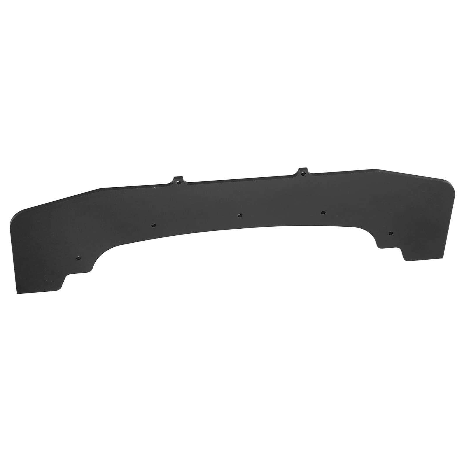 plplaaoo RC przedni zderzak ze stopu aluminium, wytrzymały, nierdzewny, odporny na uderzenia, przedni rozdzielacz do samochodów RC serii 1/7 1/8, długość 310 mm (czarny)