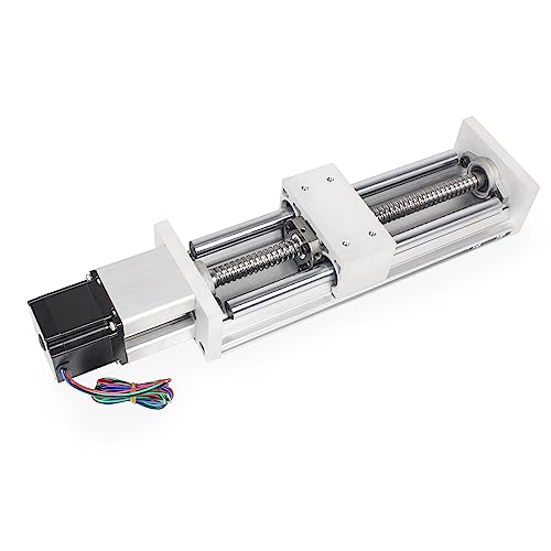 Rattmmotor Zbx100-300Mm Stroke Cnc Linear Stage Motion Actuator, Double Optical Axis X Y Z Axis Linear Slide Rail Aluminum Alloy Cross Sliding Table Sbr16 Linear Rail Guide Sfu1605 Ballscrew For Cnc #TOP21