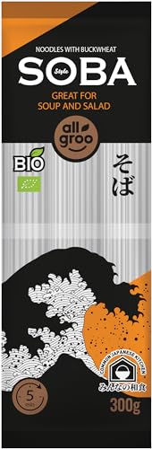Allgroo Fideos orgánicos de trigo sarraceno, soba - 1 x 300 g