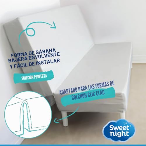 Protector de colchón impermeable lavable a 90 grados para sofá cama clic clac 120x190 3