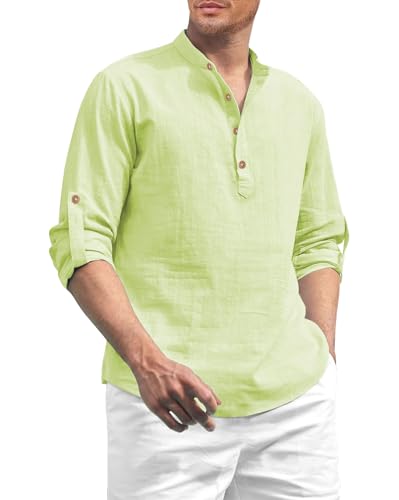 Image of Vida Loca Men Solid Cotton Blend Straight Kurta Shirt