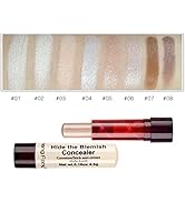 LAMUSELAND 8 PCS Cream Contour Sticks,Concealer Highlighter Sticks,Face Brighten and Shading Wate...