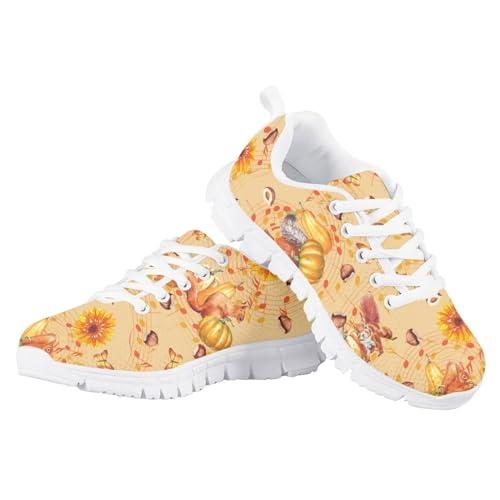 GIFTPUZZ Kids Sneakers Hiking Running Outdoor Walking Lace Up Athletic Tennis Shoes