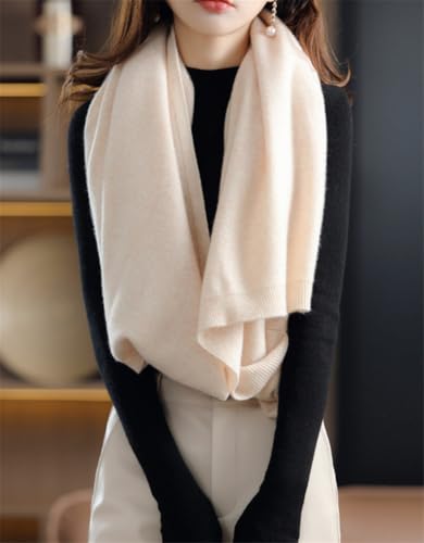 Women's Lightweight Cashmere Shawl Wraps Bat Sleeves Scarf Open Front Sweater Cardigan Poncho Cape Fall Winter4