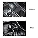 ANFOKAS Compatible with Nissan Sentra Altima 2025 2024 2023 2022 2021 2020 Accessories Car Center Console Gear Panel Gear Shift Knob Cover Trim Cap -Carbon Fiber Style