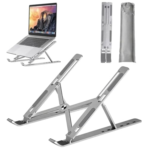 Adjustable Ergonomic Laptop Stand Z21, Silver