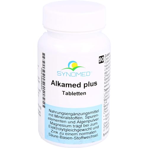SYNOMED Alkamed plus Tabletten mit Mineralstoffen, Spurenelementen und Algenpulver, 90 St. Tabletten