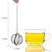 2Pcs Stainless Steel Tea Infuser Strainer, 2.04 Inch Metal Fine Mesh Tea Spice Ball for Loose Leaf Tea, Tea Filter with Chain Hook, Tea Interval Diffuser for Spices, Seasonings
