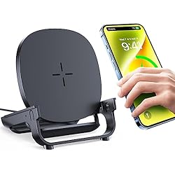 Cargador Xiaomi Fast Charge Beeasy Soporte de Carga Inalámbrica - 15W Qi Cargador Inalámbrico Rápido Stand, Wireless Charger Stand Phone Fast Charge Holder para iPhone Samsung, Pixel, Xiaomi, AirPods Pro 2, 3Gen y Otros