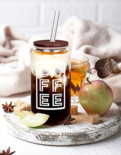 Iced Coffee Cup Beer Can Glass With Lids And Straw Drinking Glasses Glass Cups Glass Coffee Cups Glass Tumbler Mixed Drinkware Sets To Go Coffee Cups Travel Coffee Cup Clear Coffee Cups #TOP3