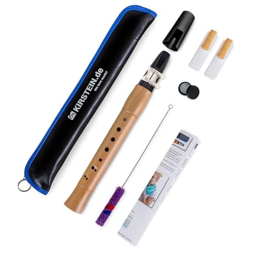 Classic Cantabile X-20 Saxofón De Bolsillo - Clarineau en afinación C - Pera - incluye estuche y kit de limpieza