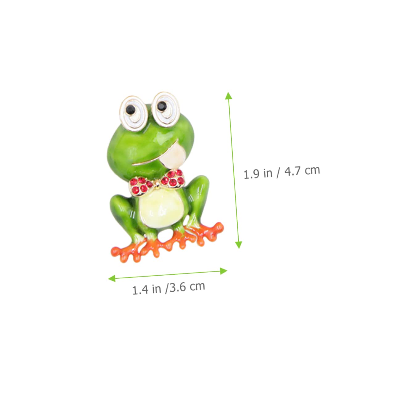 VALICLUD Frosch Brosche abstecknadeln trachtenbrosche Kopftuch Brosche Cartoon Tier Brosche Wäscheklammer Cartoon-Rucksäcke Stift Brosche aus Anstecknadel für Kleidung