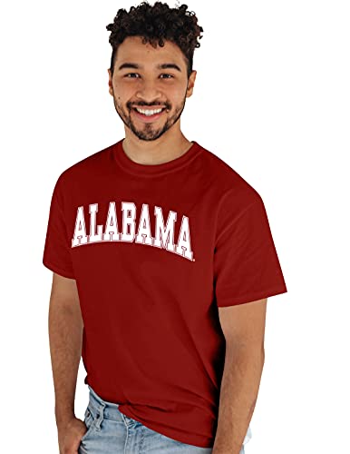 Blue-84-Mens-Alabama-Crimson-Tide-Arching-Team-Color-Short-Sleeve-T-Shirt-Crimson-Large