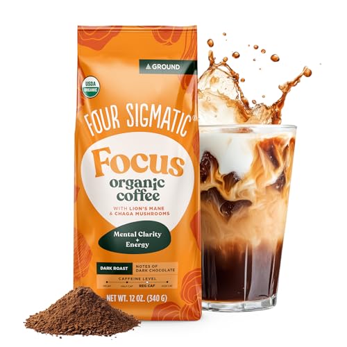 Four Sigmatic Mushroom Ground Coffee, Lion's Mane, 12 Ounce