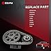 CCIYU Timing Chain Kit for Jeep TJ Wrangler Grand Cherokee Cherokee 4.0L 322573148 103225 TS385B 3-3855B 73161 TKJP242A 3-385SB 931275 9-31275 73148 C3225 AM-91035818 TK1123
