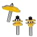 HandsEase 3Pcs 1/2" Shank Raised Panel Cabinet Door Router Bit Set Milling Cutter