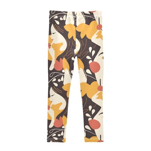 Lollipop Girl Hawaiian Kids Girl's Basic Leggings Fashion Full Length Yoga Pants Sports2