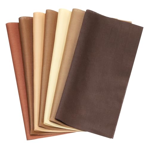 Tissus en coton premium marron pour travaux d'aiguille et patchwork de précision PATIKIL