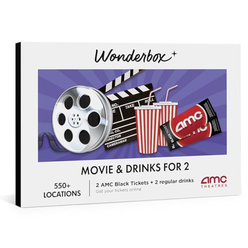 Billets cinéma AMC et boissons pour deux personnes Wonderbox