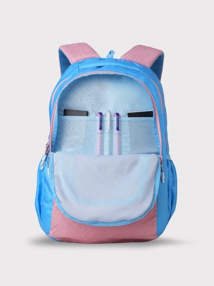 Image of Wildcraft Wiki Prism 40 Backpack for Boys & Girls | 40 Ltr with 3 Compartments, Padded Shoulders, Bottle Holder | Best for Books, Stationery, Lunch Box & Essentials