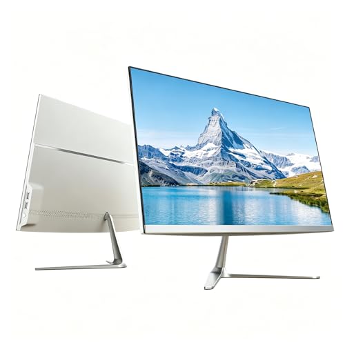 Image of 23.8 inch All-in-One Desktop Computer, 1080P IPS Full HD Business AIO PC, Intel Celeron N5095, 8GB RAM + 128GB SSD, Windows 10, Dual Band WiFi, HDMI, for Home Office & School Use