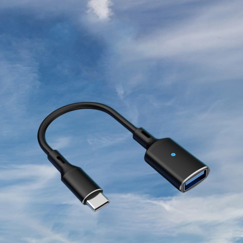 Mobile Tablet High Speed OTG Adapter Cable with LED Light C Converter image 3