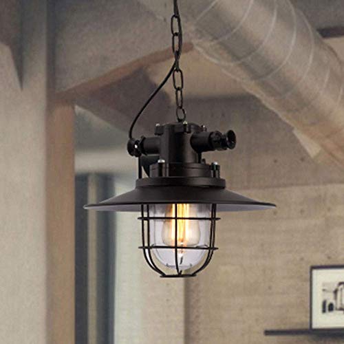 Araña pequeña retro de techo y lámpara colgante creativa para iluminación rústica de comedores 6