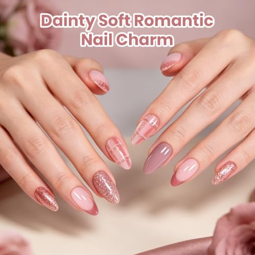 Image of Beetles Neutral Gel Nail Polish Set, Mauve Brown Nude Pink Taupe