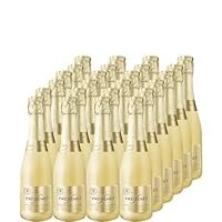 Freixenet Carta Medium Dry (24 x 0,2 l) – Sparkling Wine aus Spanien mit Pfirsich- und Honignoten, aus Macabeo und Chardonnay, trocken-fruchtig – Für unterwegs, als Aperitif oder Mini-Geschenk