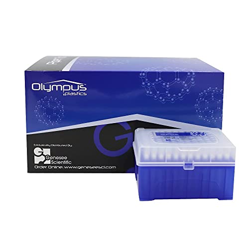 Olympus Plastics 300Microlitre Universal Filter Pipette Tips, Low Binding, Racked, Sterile, 50 Racks Of 96 Tips/Unit (4800 Tips) #TOP2