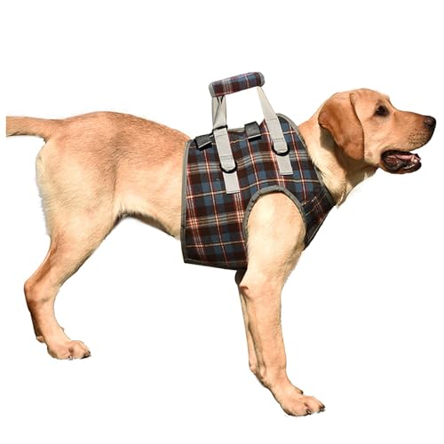 犬 介護 ハーネス 犬 歩行補助ハーネス ペットスリング キャリアー 病気の介護 関節炎 脚の怪我に ペット補助用品 犬リハビリ犬のリード 後ろ足の怪我のための牽引 足腰の弱くなった老犬に ペット用品 小型犬 中型犬 大型犬 (M,前脚は青)