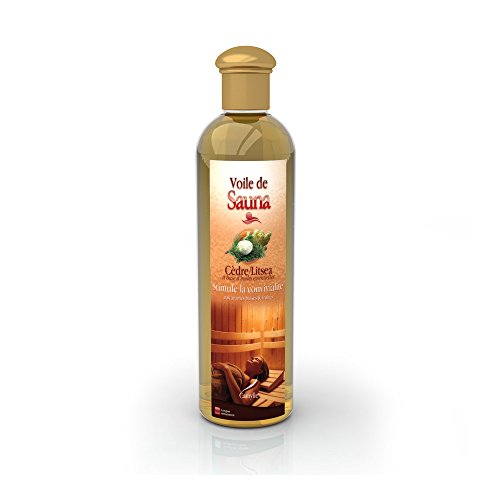 Camylle - Sauna Fragrance Cedar/Litsea - Fragrances Based on Pure and Natural Essential Oils for Sauna - Stimulate The Conviviality with wooded and Fruity Aromas - 500ml