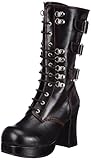  Demonia GOTHIKA-101 Damen Stiefel, Schwarz (Blk Vegan Leather), EU 39 (UK 6) (US 9)