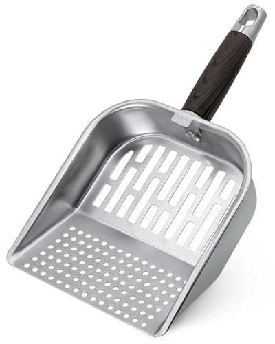 Matchwaves Griddle Scoop for Blackstone with a Any-Edge Hook, Stainless Steel Griddle Portable Food...