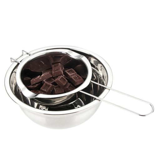 Pentola per Fusione Cioccolato in Acciaio Inox 304 Argento