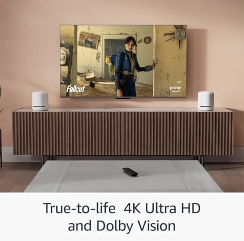 Amazon Fire TV Stick 4K Ultra HD with Alexa Voice Remote, Latest Gen, HDMI Media Player, Dolby Vision, HDR10+, Wi-Fi Streaming Device(US Plug Version for UK Streaming) - Image 3