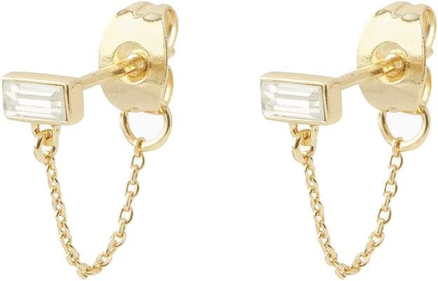 Desi Chain Huggie Earrings