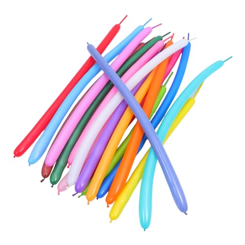 LRXIYODE 200 Palloncini Modellabili in Lattice Colorati Palloncini Lunghi Spessi Antiperdite per Decorazioni Compleanno Matrimonio Feste Natalizie e Scuola