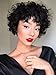 MYQUEEN Short Curly Crochet Hair for Women 8 Inch GoGo Curl Beach Ocean Wave Deep Twist Braids Pre Looped Synthetic Braiding Extensions 7 Packs