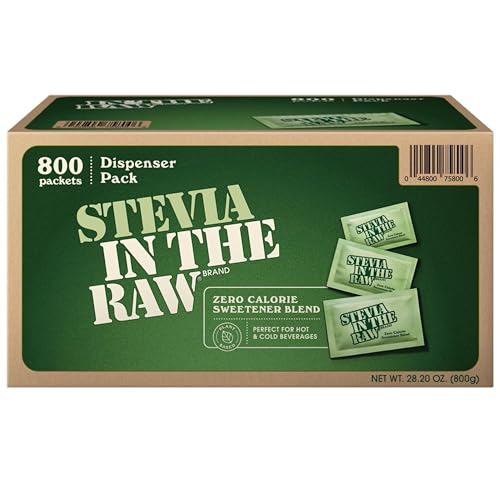 Stevia in the Raw Zero Calorie Sweetener Portion Packets, 800-count Original